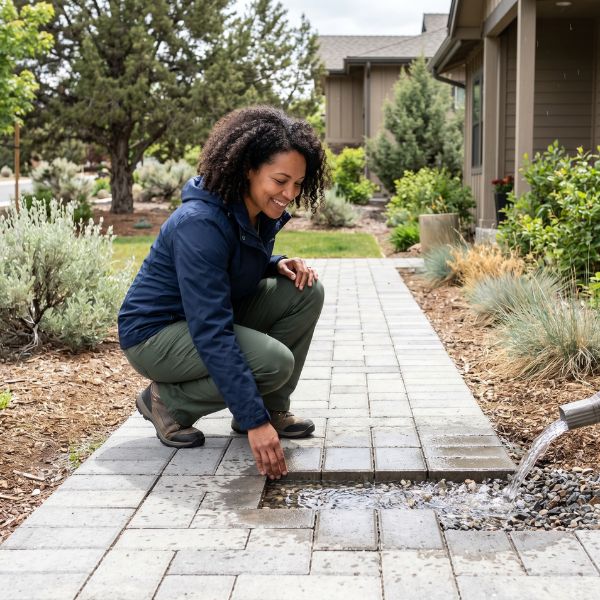 pavers for storm management