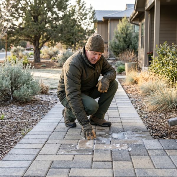 pavers against the thaw